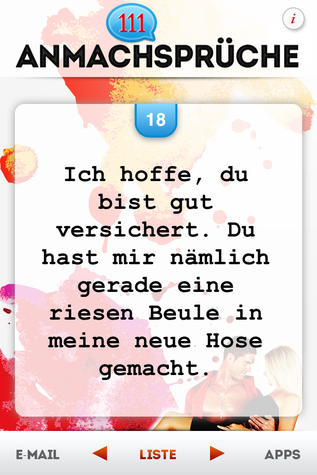 App Shopper 111 Anmachsprüche Immer einen coolen Spruch zum